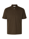 FAVE ZIP COLLAR S/S POLO DELICIOSO