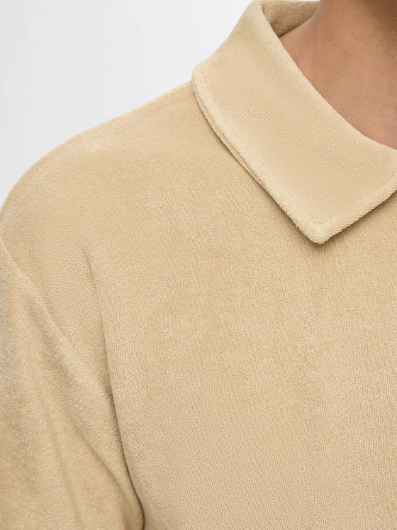 TERRY RLX 1/2 ZIP CASHMERE