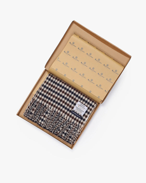 CLUB CHECK SCARF WITH GIFT BOX