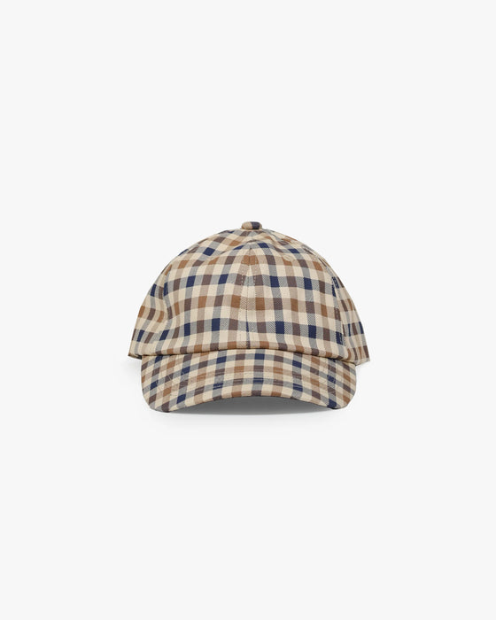 CLUB CHECK COTTON CAP