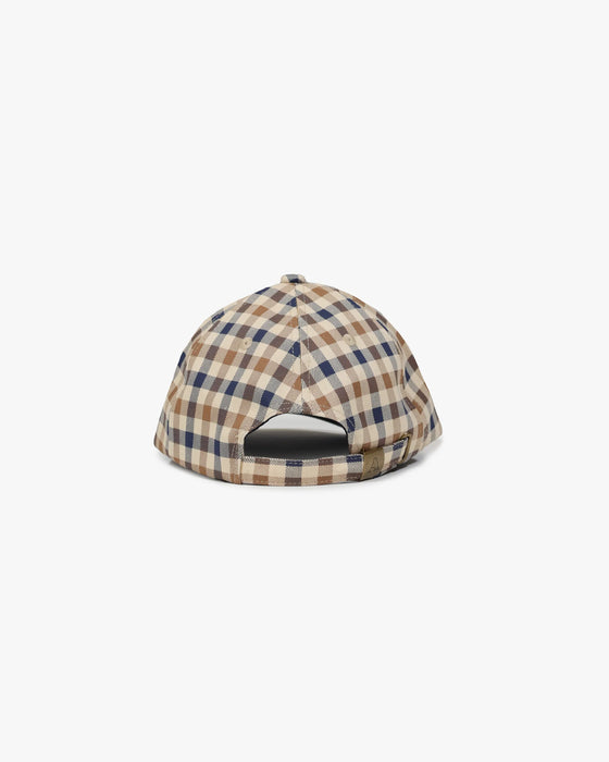 CLUB CHECK COTTON CAP