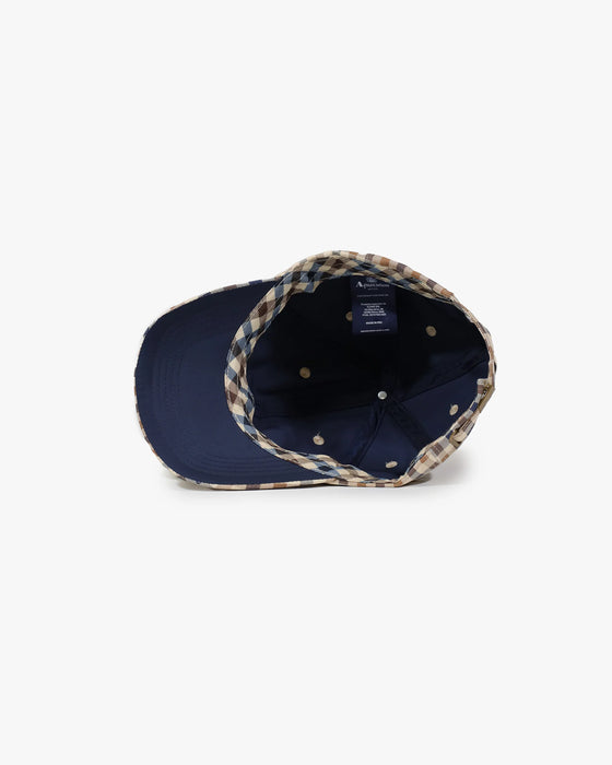 CLUB CHECK COTTON CAP
