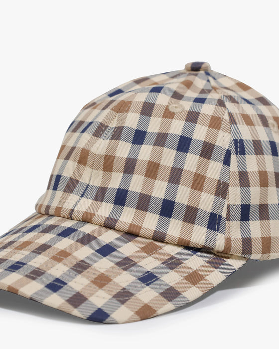 CLUB CHECK COTTON CAP