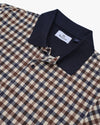 CLUB CHECK PIQUET POLO NAVY