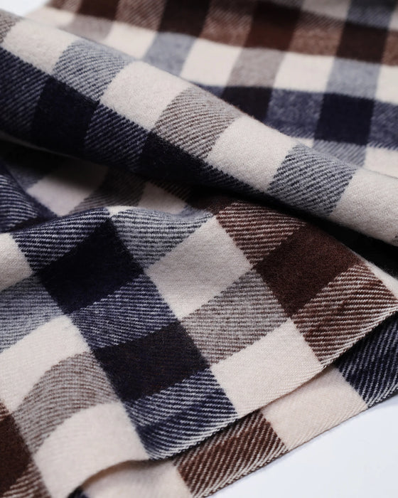 MACRO CHECK SCARF WITH GIFT BOX