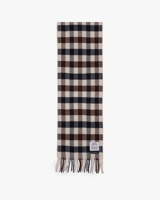 MACRO CHECK SCARF WITH GIFT BOX