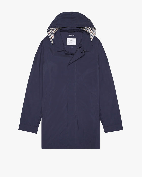PACKABLE TRENCH NAVY