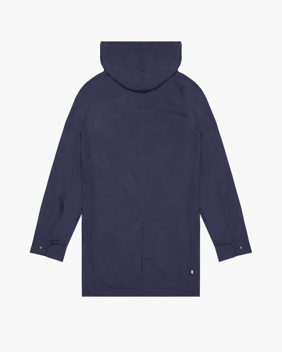 PACKABLE TRENCH NAVY