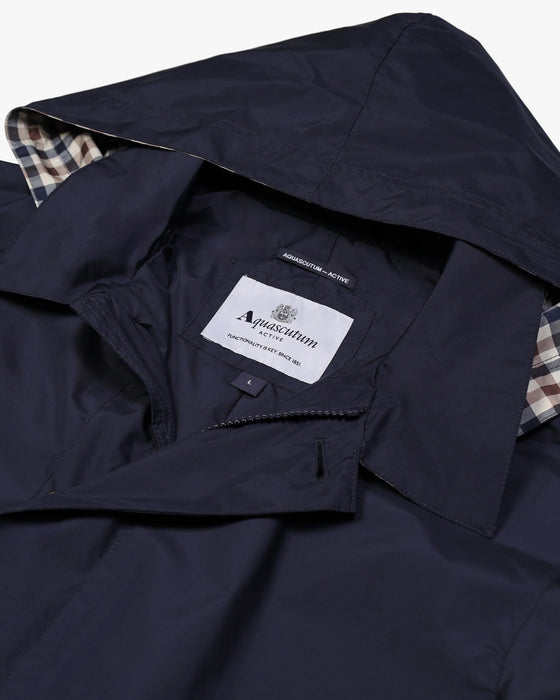 PACKABLE TRENCH NAVY