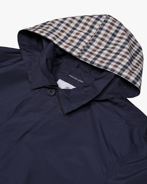 PACKABLE TRENCH NAVY