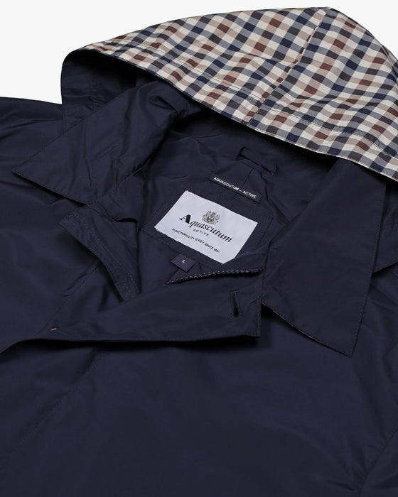 PACKABLE TRENCH NAVY