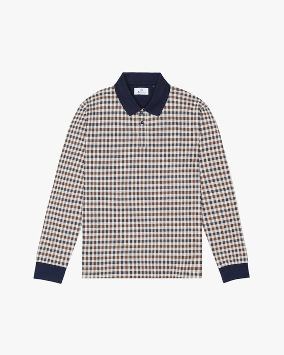 ICONIC LS CLUB CHECK POLO MULTI