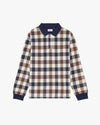 ICONIC LS MACRO CHECK POLO MULTI LONG SLEEVED