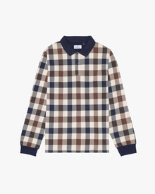  ICONIC LS MACRO CHECK POLO MULTI LONG SLEEVED