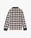 ICONIC LS MACRO CHECK POLO MULTI LONG SLEEVED