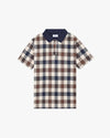 ICONIC SS MACRO CHECK PIQUE POLO MULTI