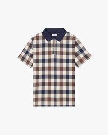  ICONIC SS MACRO CHECK PIQUE POLO MULTI