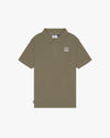 RUBBER CHEST PATCH SS PIQUE POLO ARMY GREEN