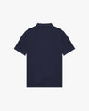 RUBBER CHEST PATCH SS PIQUE POLO NAVY