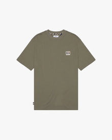  BADGE T-SHIRT ARMY GREEN
