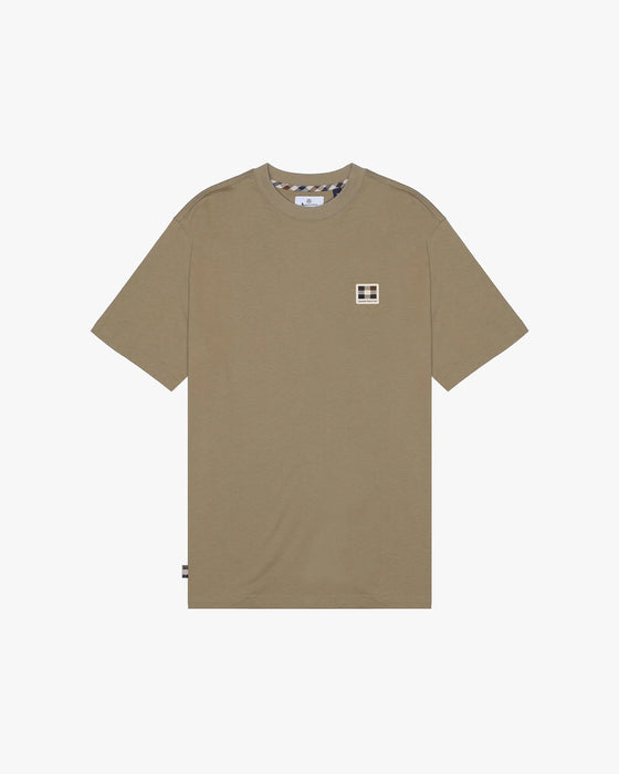 BADGE T-SHIRT KHAKI
