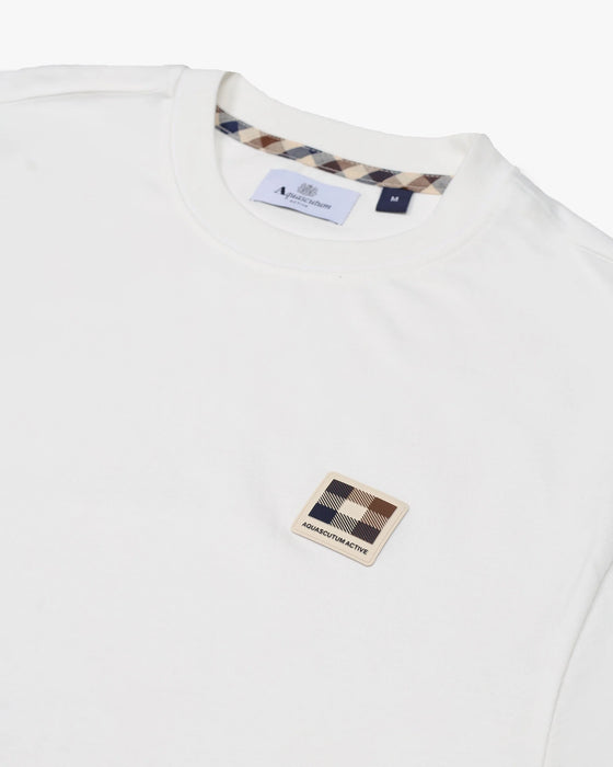 BADGE T-SHIRT OLD WHITE