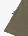 BADGE T-SHIRT ARMY GREEN