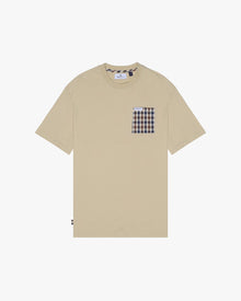  ICONIC POCKET T-SHIRT BEIGE