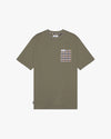 ICONIC POCKET T-SHIRT ARMY GREEN