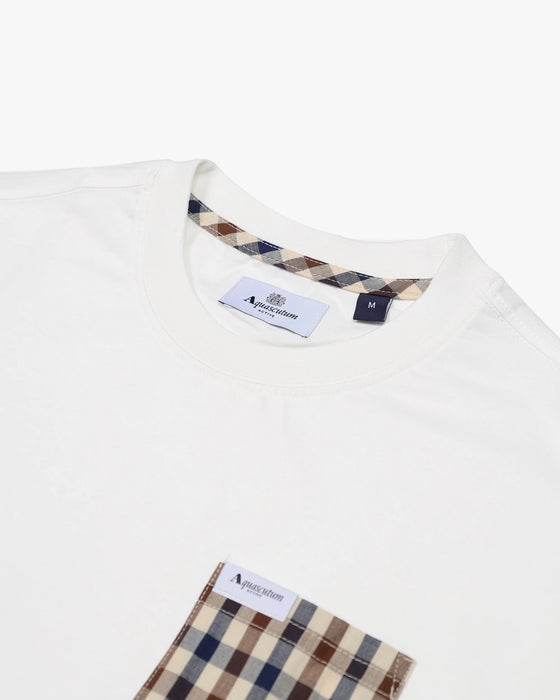ICONIC POCKET T-SHIRT OLD WHITE