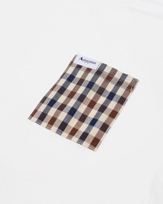 ICONIC POCKET T-SHIRT OLD WHITE