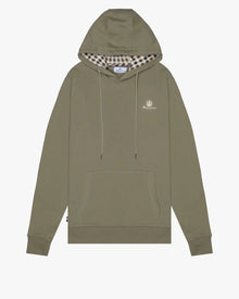  HOODIE FLEECE SMALL LOGO ARMY GREEN