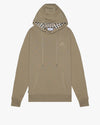HOODIE FLEECE SMALL LOGO KHAKI