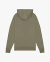 HOODIE FLEECE SMALL LOGO ARMY GREEN