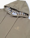 HOODIE FLEECE SMALL LOGO KHAKI
