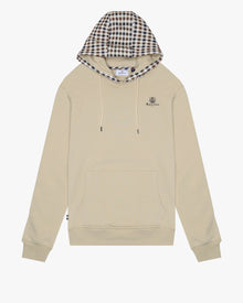  CLUB CHECK HOODIE BEIGE