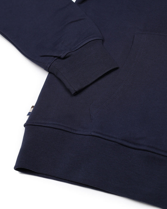 CLUB CHECK HOODIE NAVY
