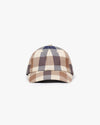 MACRO CHECK COTTON CAP