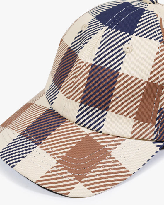 MACRO CHECK COTTON CAP