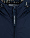JK001 LAMINA HOODED JACKET NAVY BLUE
