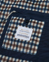 JK001 LAMINA HOODED JACKET NAVY BLUE