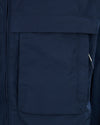 JK002 LAMINA MOCK NECK JACKET NAVY BLUE