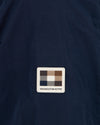 JK002 LAMINA MOCK NECK JACKET NAVY BLUE