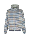 HOODED (REVERSIBLE) SAILOR JACKET SALVIA