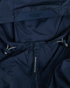 JK018 COLOR BLOCK BADGE SMOCK JACKET NAVY