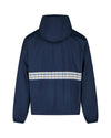JK018 COLOR BLOCK BADGE SMOCK JACKET NAVY