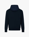 COTTON LAMINA HOODIE NAVY