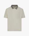 CLUB CHECK COLLAR SS POLO OLD WHITE