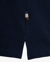 CLUB CHECK COLLAR SS POLO NAVY