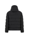 HOODED PUFFER BLACK